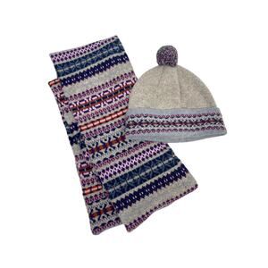 Woolovers scarf beanie set OS